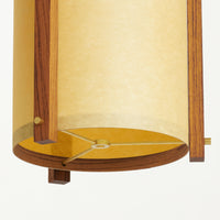 Teak sand pendant bottom detail