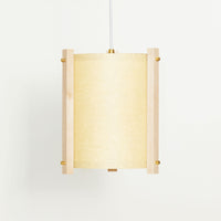Japanese inspired Mid Century Maple Sand Pendant