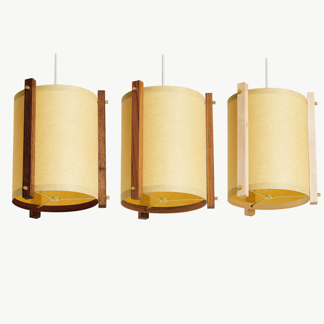 COMPARING 9INCH PENDANT LAMP WOOD OPTIONS FRONT