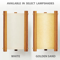Comparing Teak Scone Lampshade Colors