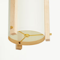 JAPANESE MID CENTURY MAPLE PENDANT from below