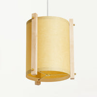 Japanese inspired Mid Century Maple Sand Pendant Front