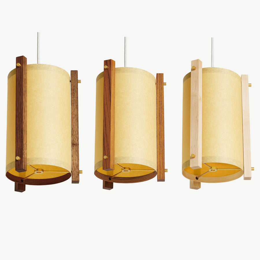 COMPARING 7INCH PENDANT LAMP WOOD OPTIONS FRONT