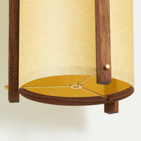 Walnut Sand Ceiling Lamp Bottom Detail